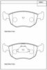 FORD USA 2S8Z2001AA Brake Pad Set, disc brake